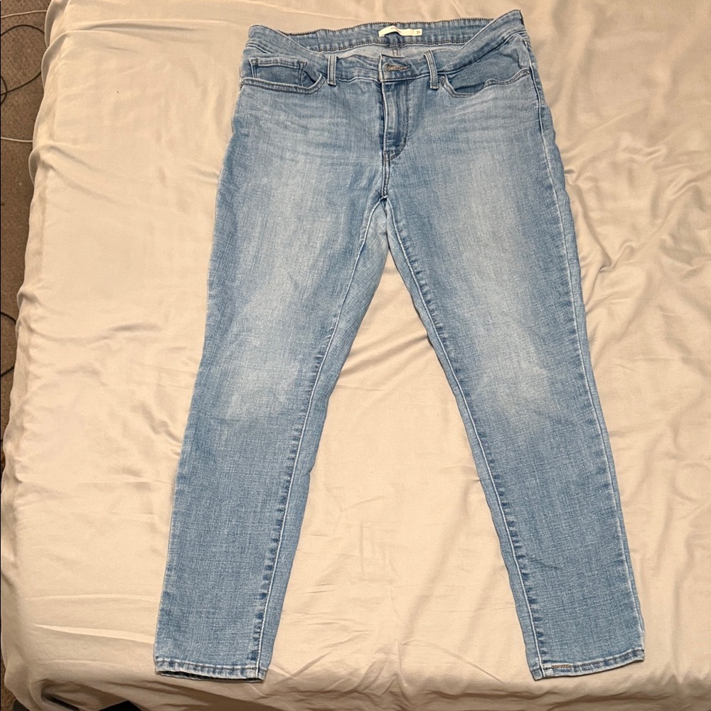 Levi's Light Blue Skinny Jeans for Women